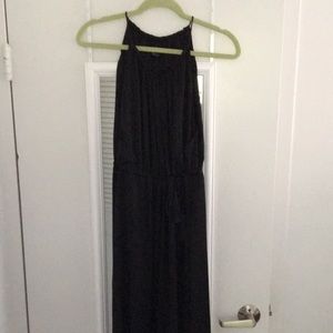 H&M black Grecian tassel dress